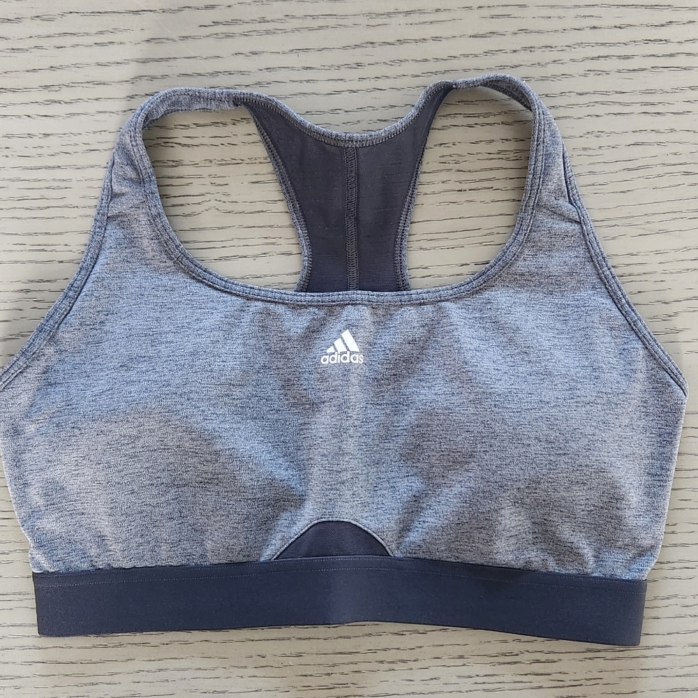 Women's Adidas Gray Sports Bra - Size M D-DD